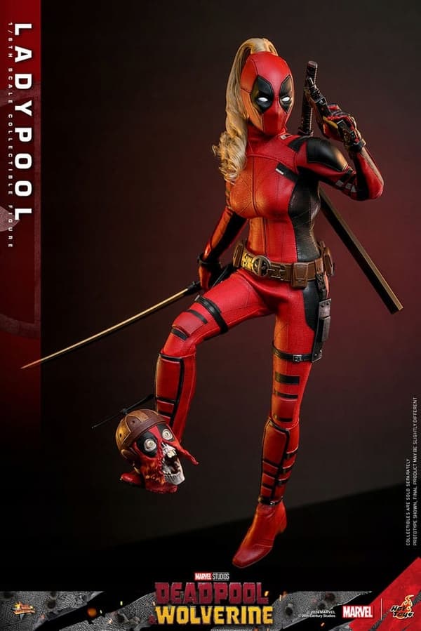 Ladypool Marvel Deadpool & Wolverine Movie Masterpiece 1/6 Scale Figure, 30 cm