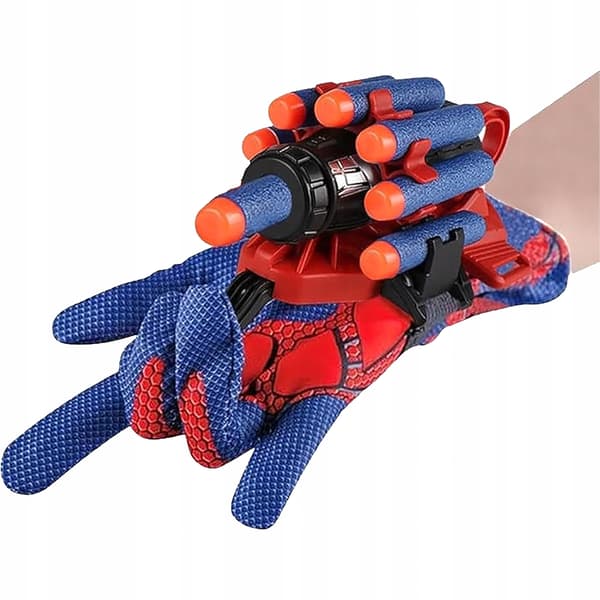 SPIDER-MAN GLOVE WITH ARROW LAUNCHER + 5 Arrows