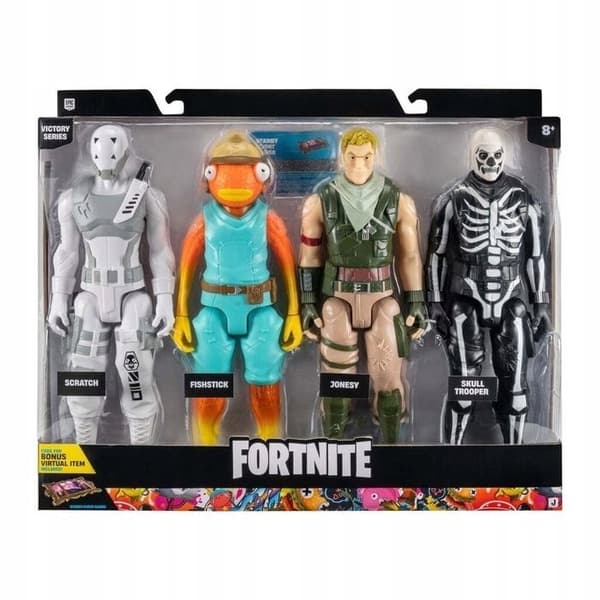Fortnite Victory Squad Mode Figures – 4 figures, 30 cm