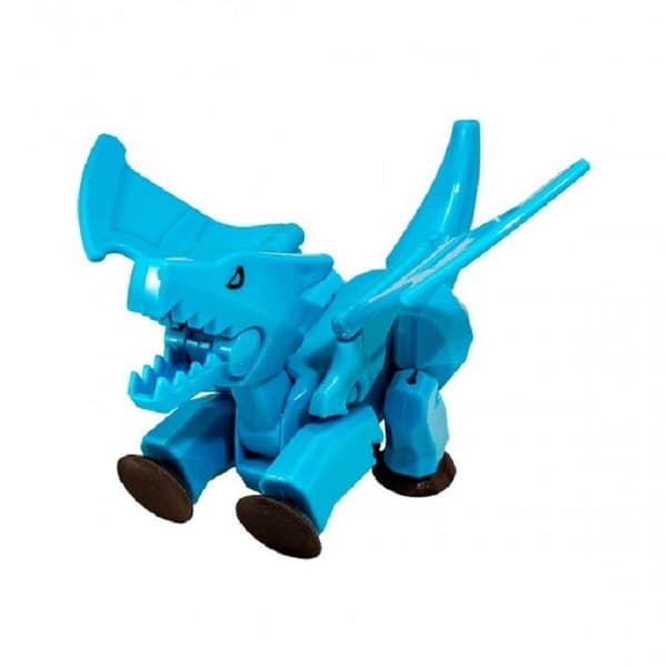 Blue Stikbot Mega figurine with suction cups
