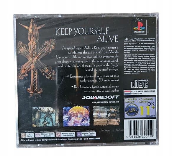 VAGRANT STORY PSX CASSETTE