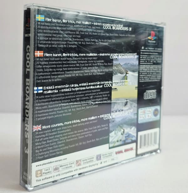 Cool Boarders 3 + DEMO for PlayStation (PSX)