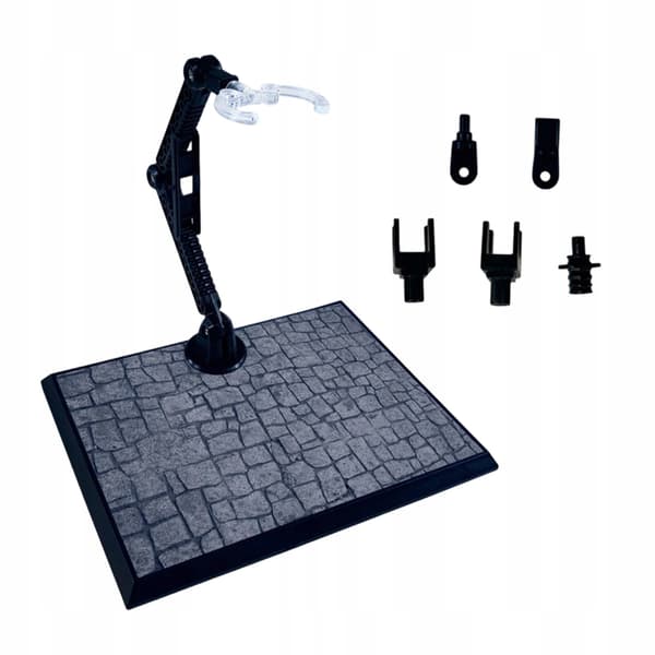 Action figure display stand for 1/144 scale models. Styl C hobbyist display stand