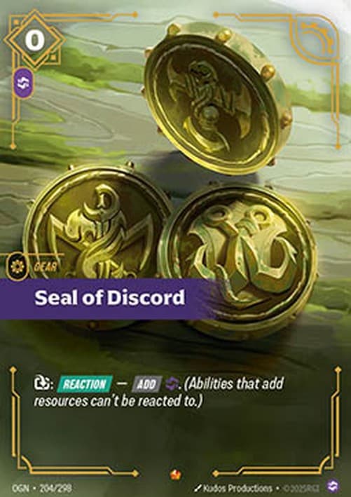 Riftbound OGN Seal of Discord