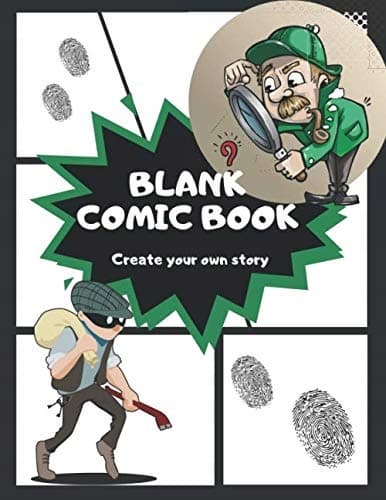 Blank Comic Book for Creative Teenagers and Adults: Blank Comics Book for