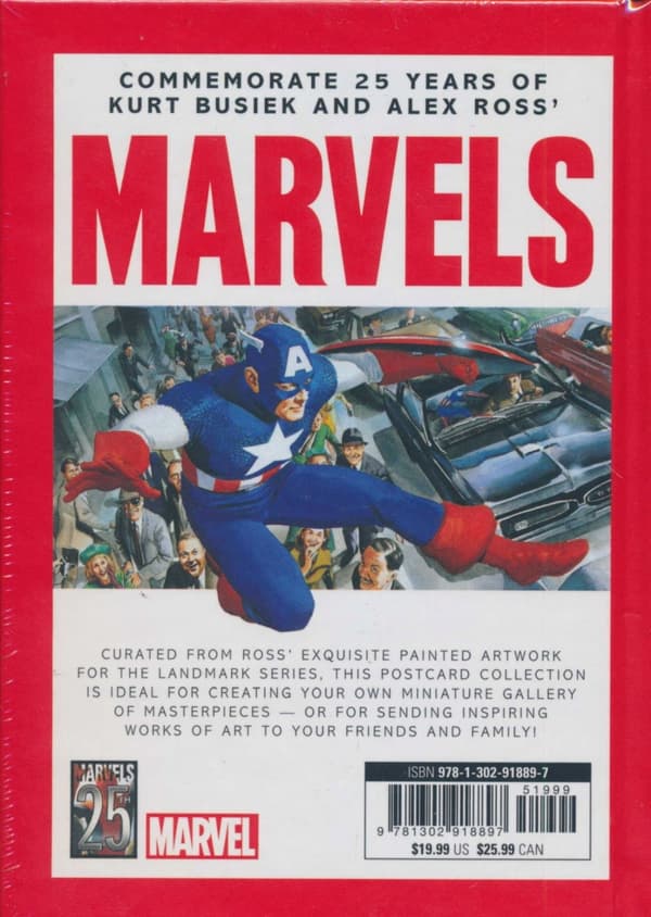 Marvels Postcard Book by Ross Alex