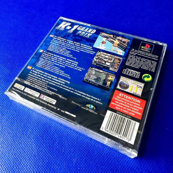 K-1 Grand Prix | PS1 | PSX | PLAYSTATION 1 | NEW | + PROTECTOR