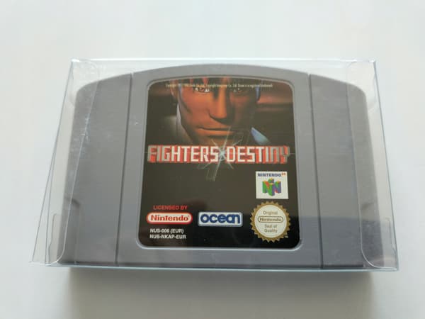 FIGHTERS DESTINY N64 + NINTENDO 64 PROTECTOR * ENG