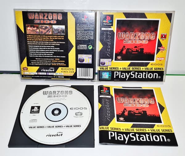 WARZONE 2100 PSX 3XA – WELL-MAINTAINED DISC -5