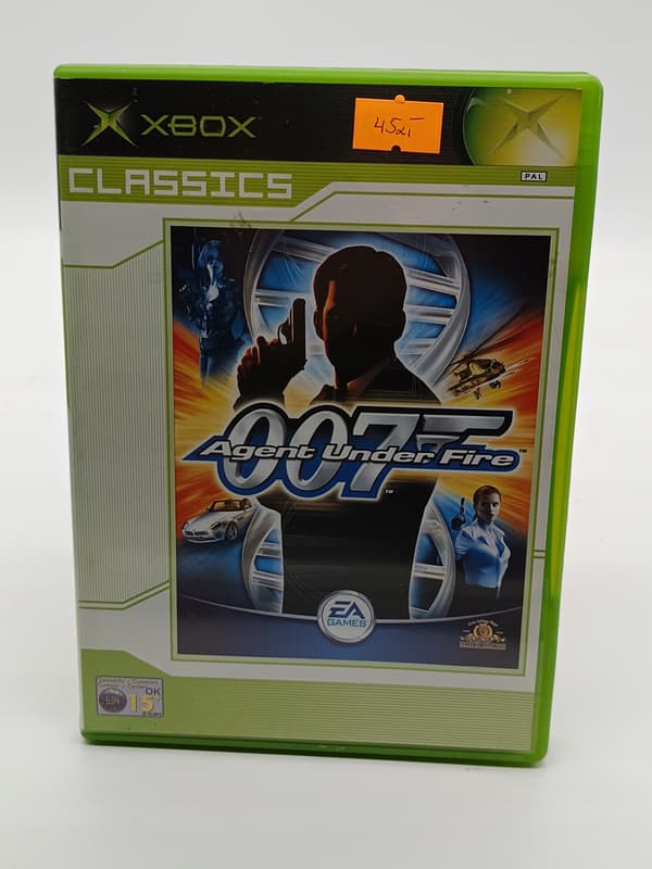 007 AGENT UNDER FIRE JAMES BOND Microsoft Xbox CLASSIC game