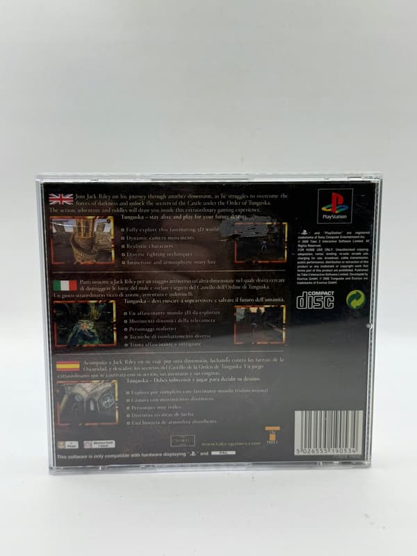 Tunguska 3XA PSX PS1 PlayStation (PSX) – boxed