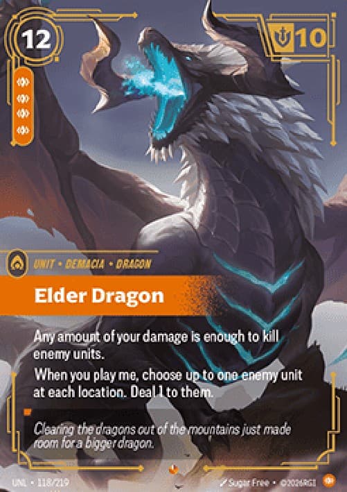 Riftbound UNL Elder Dragon