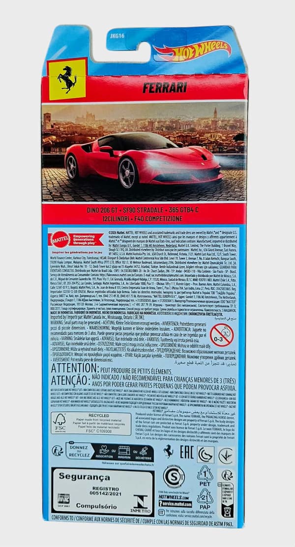 HOT WHEELS Motor Show 5-Pack featuring the Ferrari SF90