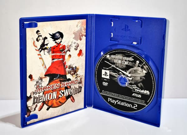 MAKEN SHAO-DEMON SWORD PS2 3XA – PLEASE READ THE DESCRIPTION!!!
