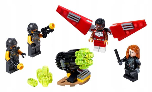 LEGO 40418 MARVEL – FALCON AND BLACK WIDOW GO ON THE OFFENSIVE