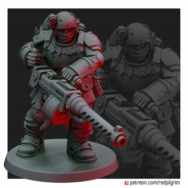 Oathbreakers Squad x5 Red Pilgrim Miniatures 28 mm