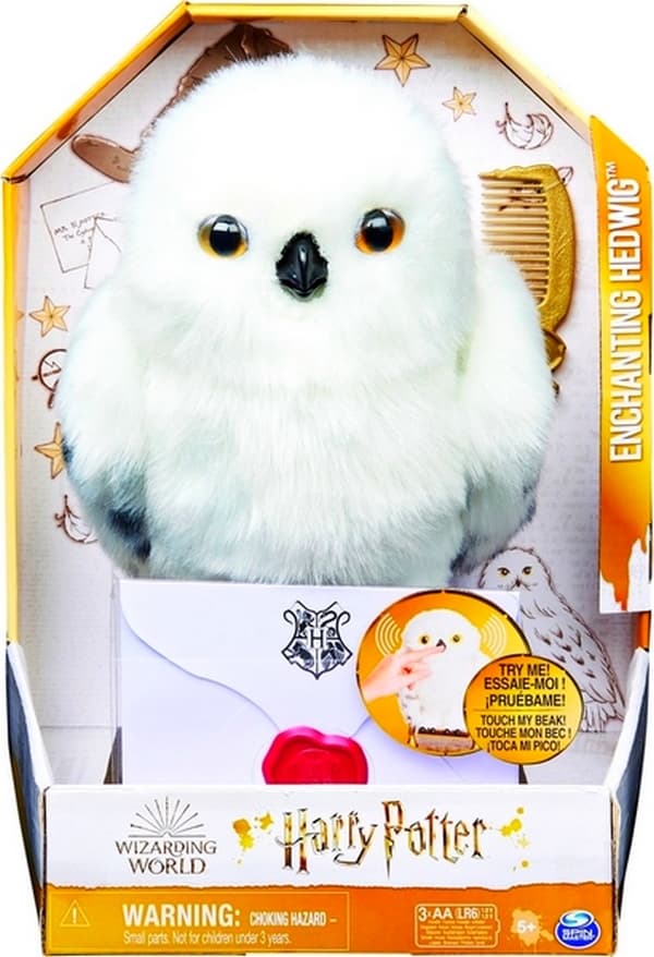 HARRY POTTER HEDWIG INTERACTIVE OWL WITH 15 FUNCTIONS – PLUSH TOY