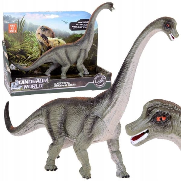 Rubber Brachiosaurus dinosaur figurine – children’s toy ZA5193