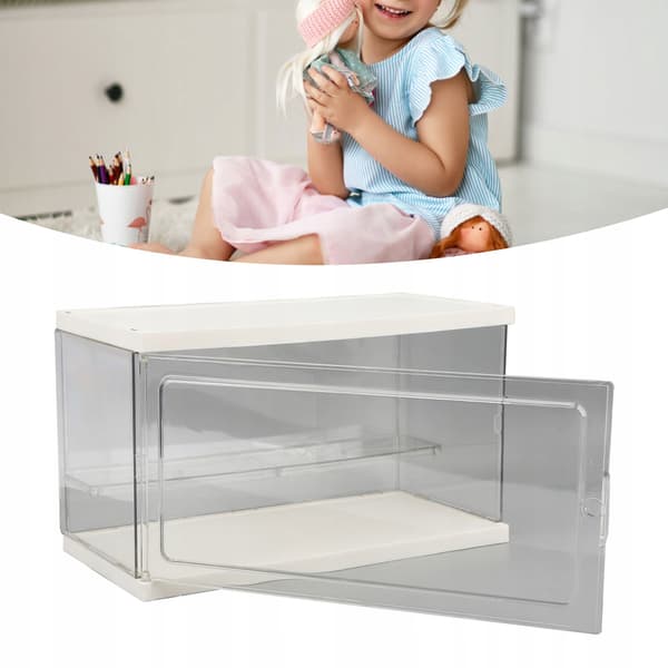 Transparent, dust-proof display case for a minifigure – SQ Collection