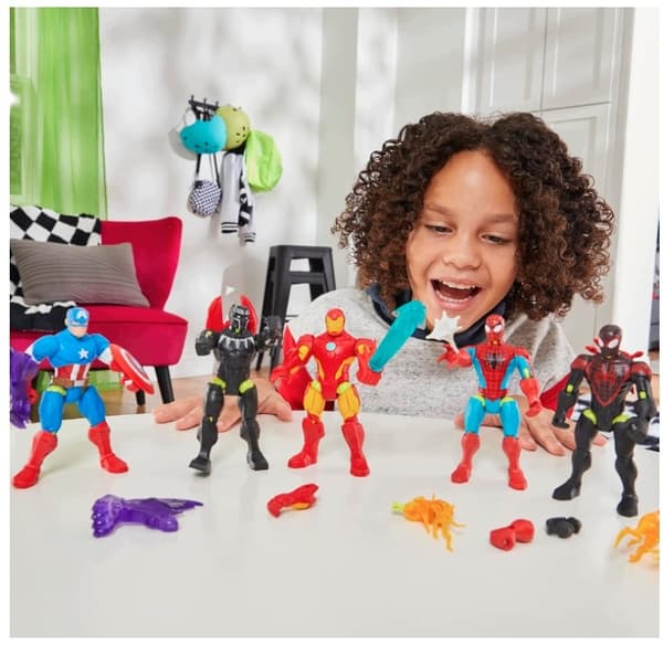 MARVEL MIXMASHERS IRON SPIDER DELUXE MIX-AND-MATCH FIGURE