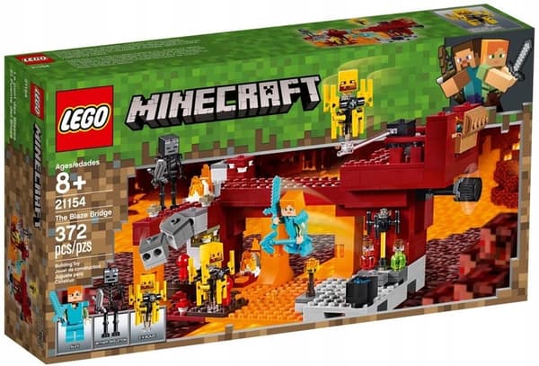LEGO MINECRAFT 21154 FLAME BRIDGE SET
