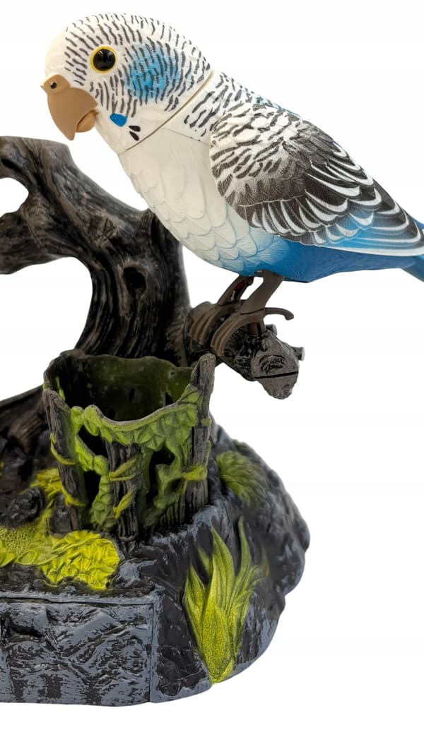Interactive singing birds: budgerigars, battery-operated parrots, parrot 01