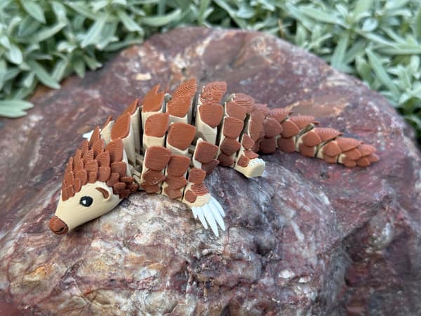 3D Pangolin – A Modular Figurine in a New, Multicoloured Design, toy