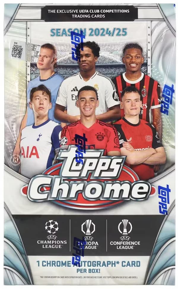 2024–25 Topps Chrome UEFA Club Competitions Hobby Box