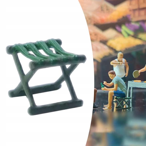 1/64 Stołek Camp Micro-Landscape DIY Train Set