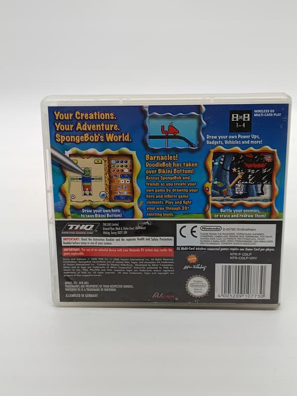 DRAWN TO LIFE SPONGEBOB Nintendo DS (boxed)
