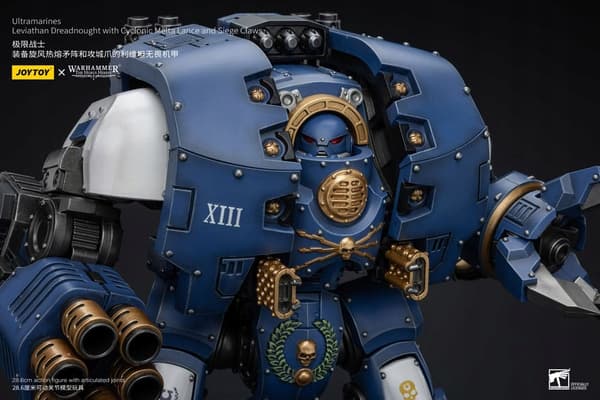 Ultramarines Leviathan Dreadnought with Cyclonic Melta Lance and Siege Claw