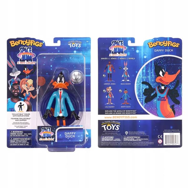 Looney Tunes Bendyfigs Space Jam Collectable Figure – Duffy Duck