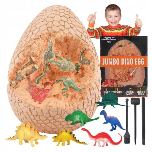 DINOSAUR FOSSIL EGG WITH TOOL KIT – LITTLE ARCHAEOLOGIST EXCAVATION SET