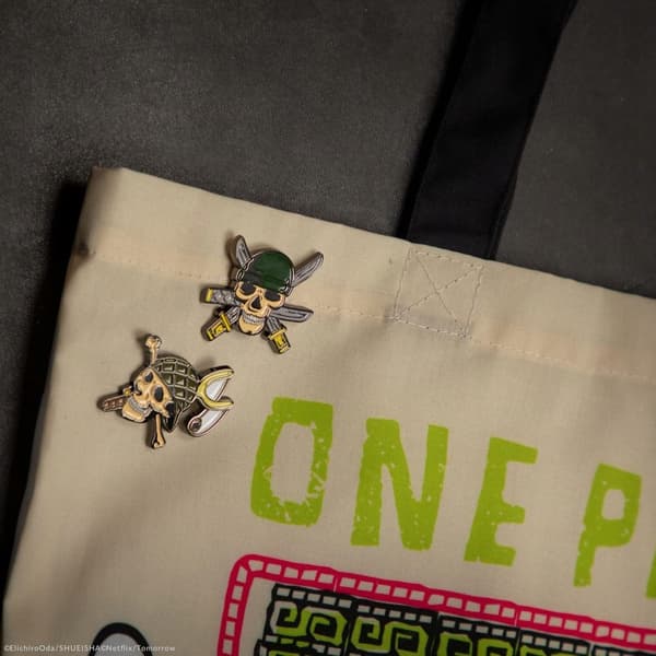 Single-piece badges, set of 2: Zoro and Usopp