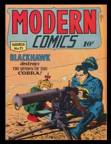 Modern Comics #71: Golden Age War Adventure Comic 1948 – Classic Comic Re