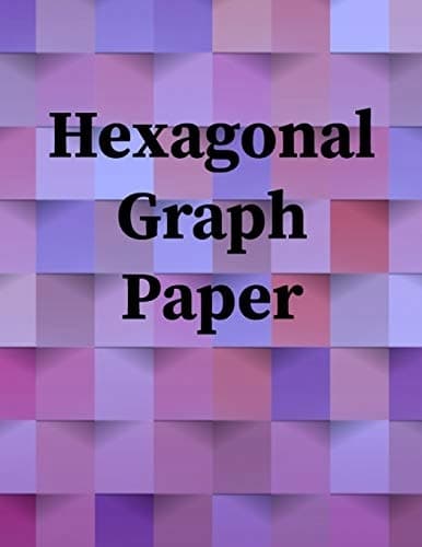 Hexagonal Graph Paper: Hexagonal Graph Paper Notebook: Large Hexagons, Light