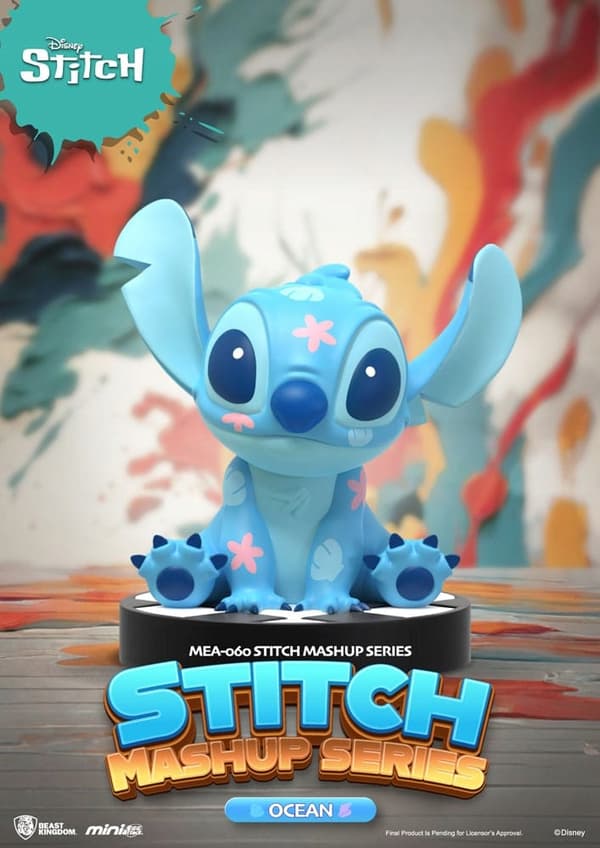 Beast Kingdom Mini Egg Attack Stitch figurine, 10 cm