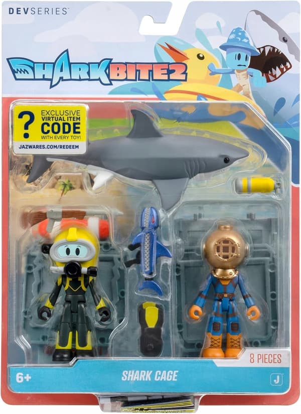 DEVSeries Roblox CRS0052 CRS0053 Shark Cage Figures