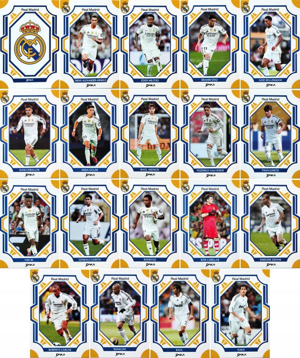 DAKA 2025/2026 B REAL MADRID 19-CARD SET