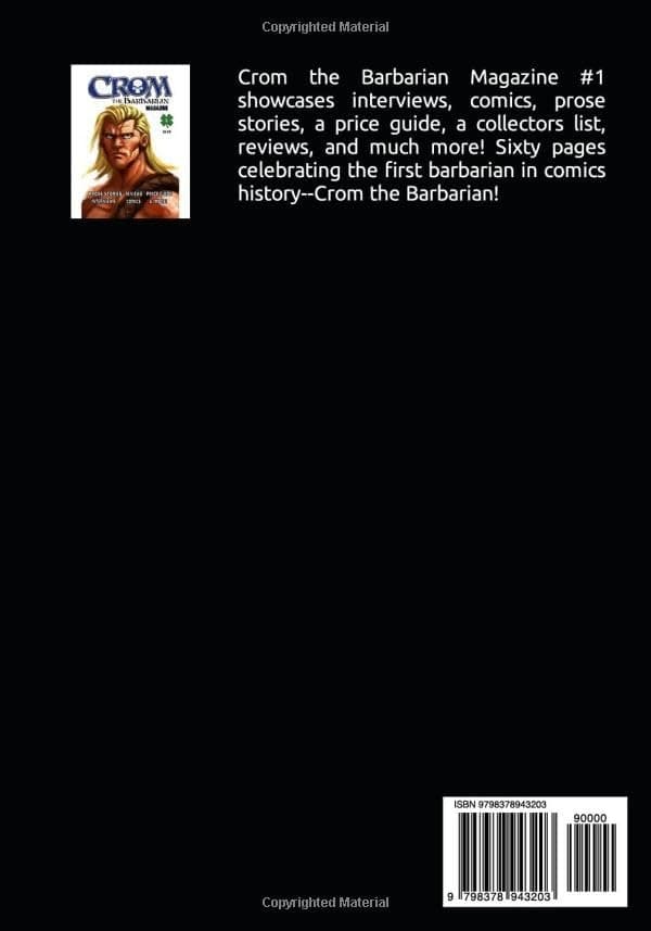Crom the Barbarian Magazine #1: Standard Comic-Sized Edition