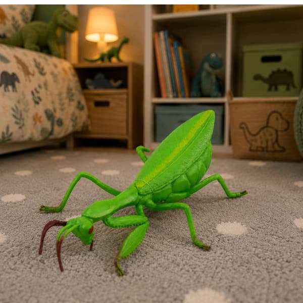 GREEN STRETCHY RUBBER FIGURINE