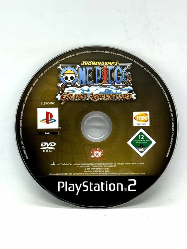 One Piece Grand Adventure for PS2 (the game itself)