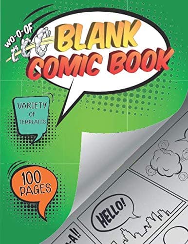 Blank Comic Book: Draw your own comics using a variety of templates