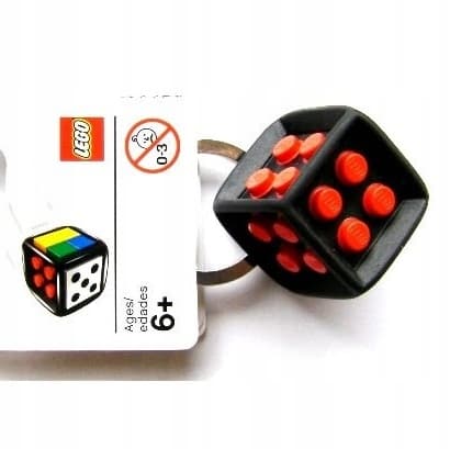 2853383 Lego Dice Keyring Games Keyring 2010