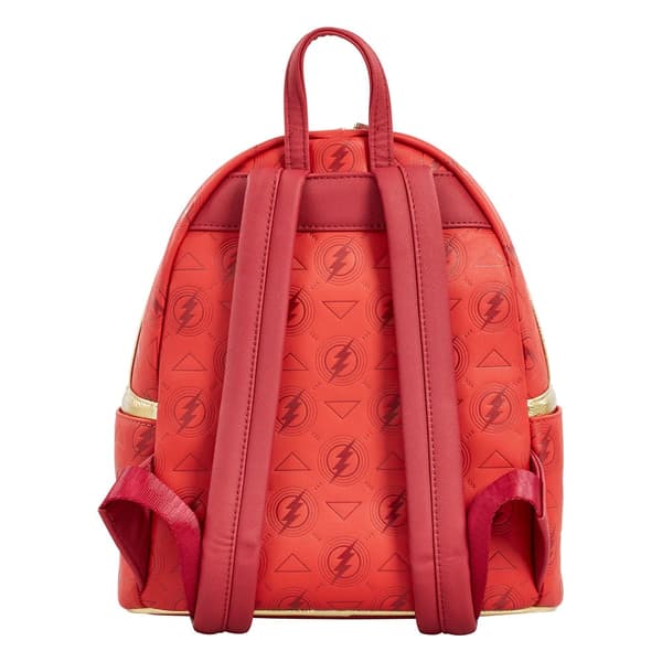 Loungefly DC Comics The Flash mini rucksack, leather, 23x12x27 cm