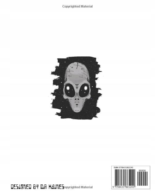 Alien Lined Notebook