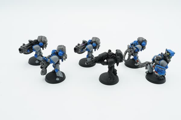 Warhammer 40k Space Marines Devastator Squad – set of 6 plastic miniatures