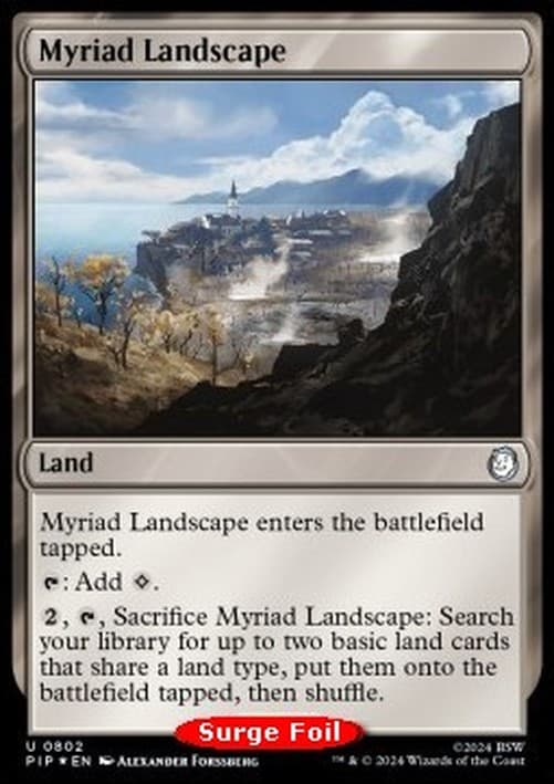 Magic: The Gathering Myriad Landscape