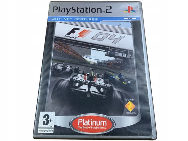 F1 04 FORMULA 1 disc – in very good condition, Polish version, PS2