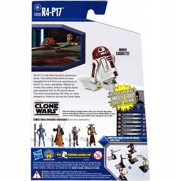 R4-P17 figurine from *The Clone Wars* (Star Wars) series